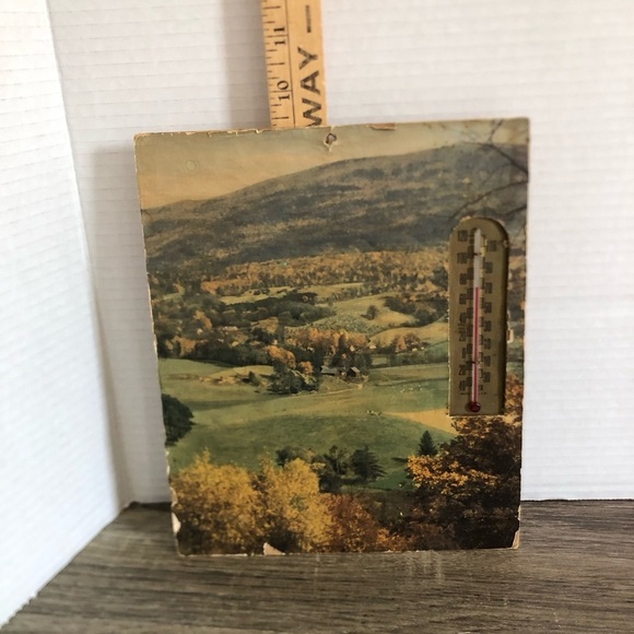 Vintage Landscape Picture Thermometer Decor - Picture 8 of 9